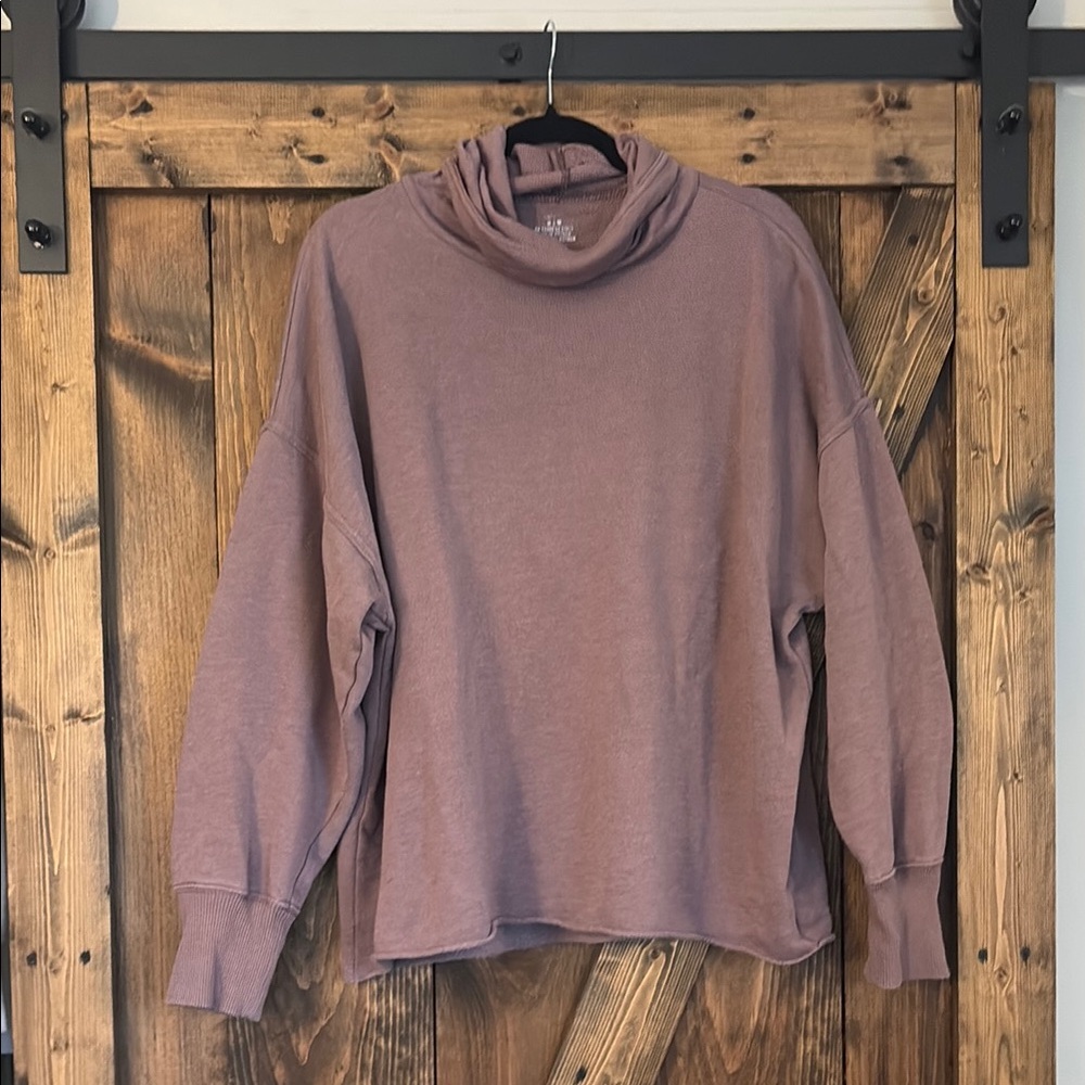 Aerie Cowl Neck Sweater Relaxed Fit